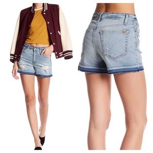 Joe’s Alston Released Raw Hem Distressed Jean Shorts